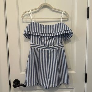 Lulu’s Striped Romper, Size Small
